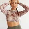 AT Sale Windsor Mesh Crop Top