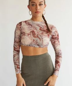 AT Sale Windsor Mesh Crop Top