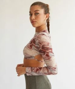 AT Sale Windsor Mesh Crop Top