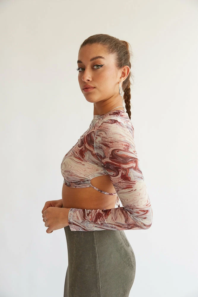 AT Sale Windsor Mesh Crop Top