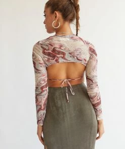 AT Sale Windsor Mesh Crop Top