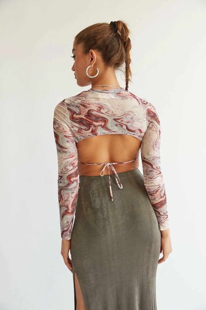 AT Sale Windsor Mesh Crop Top