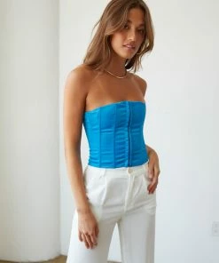 Margaux Satin Corset Top