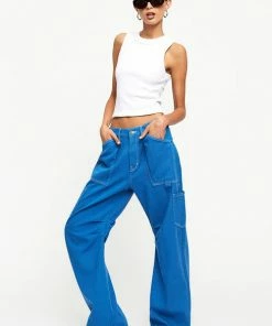 Lioness New Threads Miami Vice Pant In Blue