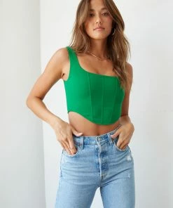 AT Micah Ribbed Corset Tank Top