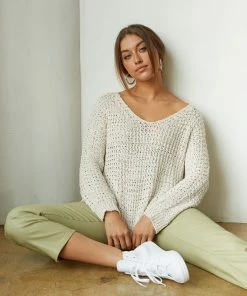 Coco Crochet Knit Sweater