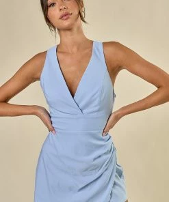 AT New Threads Paradise Cove Wrap Romper In White