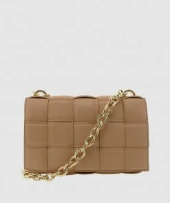Billini New Threads Peyton Shoulder Bag In Light Clay
