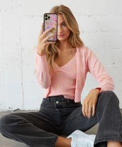 AT Sale Lillian Floral Knit Cardigan Set