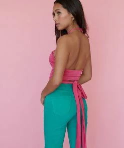 AT Carmella Wrap Crop Top