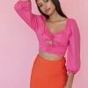 AT Victoria Poplin Crop Top New Threads