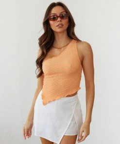 AT New Threads Pomelo Asymmetrical One Shoulder Top