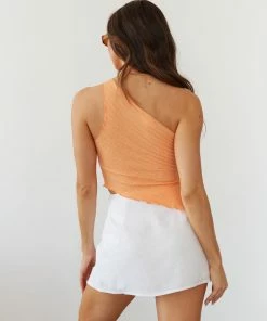 AT New Threads Pomelo Asymmetrical One Shoulder Top