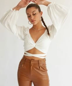 AT Jolie Puff Crop Top Sale