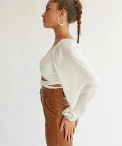 AT Jolie Puff Crop Top Sale