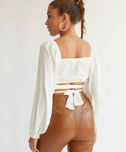 AT Jolie Puff Crop Top Sale