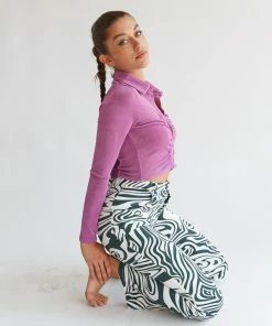 AT Glendale Collared Crop Top New Threads