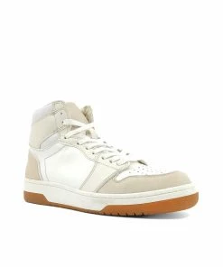 AT Rebecca High Top Sneakers In Bone New Threads