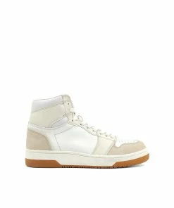 AT Rebecca High Top Sneakers In Bone New Threads