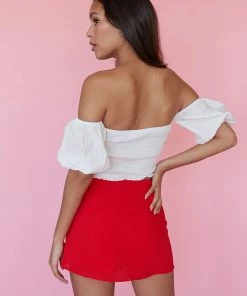 AT New Threads Claudia Chiffon Mini Skirt