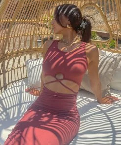 AT Sale Capri Cut Out Midi Dress