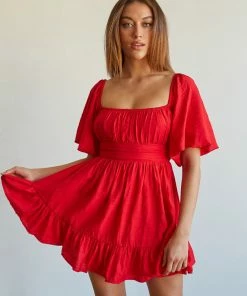 AT Sale Laken Puff Mini Dress