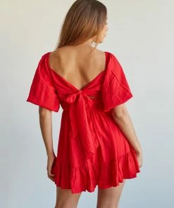 AT Sale Laken Puff Mini Dress