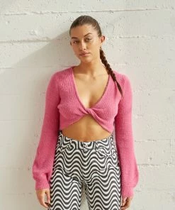 New Threads Rue Reversible Twist Sweater