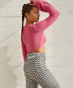 New Threads Rue Reversible Twist Sweater