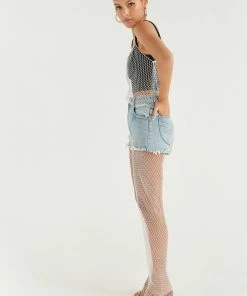 AT New Threads Viva Rhinestone Crop Top