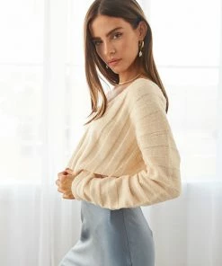 Miles Knit Crop Sweater Sale