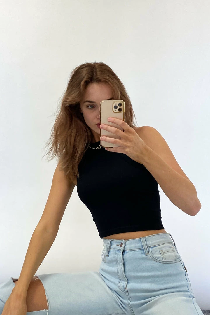 AT Ash Ribbed Tank Top