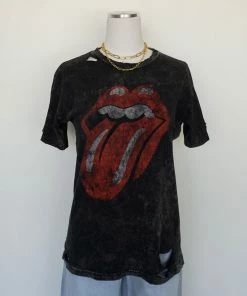 Vintage Rolling Stones Bleached Tongue Tee