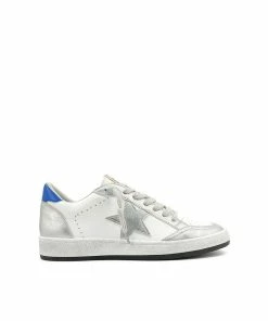 AT New Threads Rosalia Sneakers In Silver