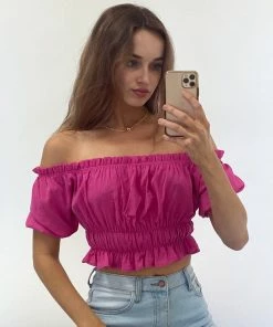 AT Faith Ruffle Crop Top Sale