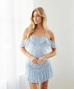 Native Daughters Verona Lace Mini Dress New Threads