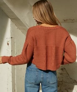 AT Corinne Knit Crop Cardigan Set