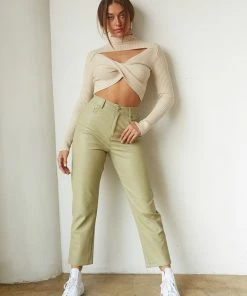 Theo Vegan Leather Pants