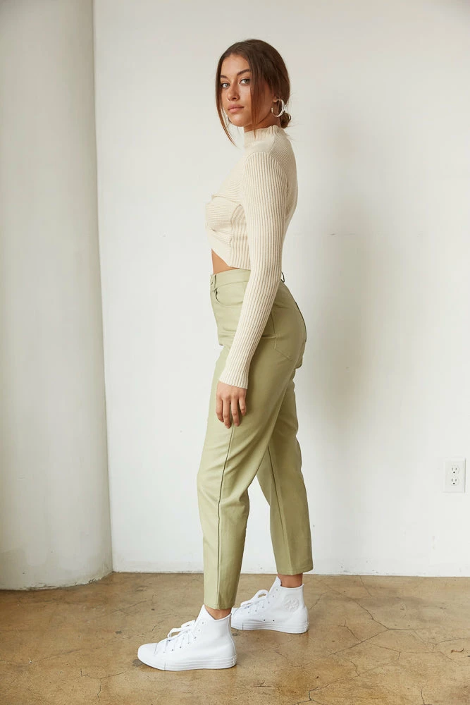 Theo Vegan Leather Pants