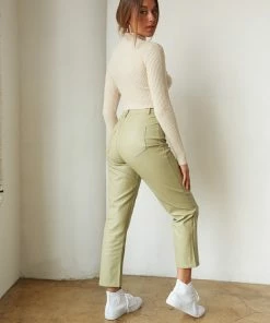 Theo Vegan Leather Pants
