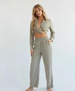 Orion Satin Pants Set
