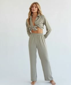 Orion Satin Pants Set
