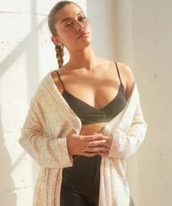 Steve Madden Sterling Sequin Duster Jacket