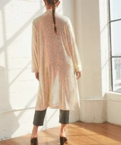 Steve Madden Sterling Sequin Duster Jacket