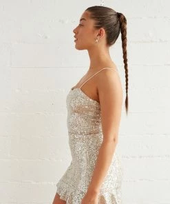 Steve Madden Sale Petra Sequin Cami Tank