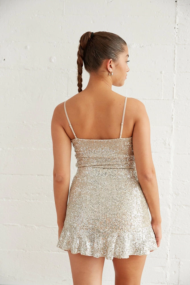 Steve Madden Sale Petra Sequin Cami Tank