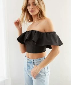 AT Sofie Ruffle Crop Top New Threads