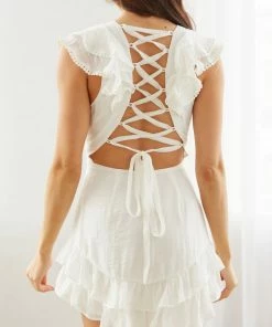 AT Sonny Lace Up Dress