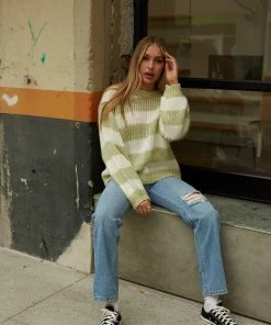 Pacific Stripe Knit Sweater New Threads