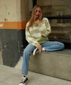 Pacific Stripe Knit Sweater New Threads